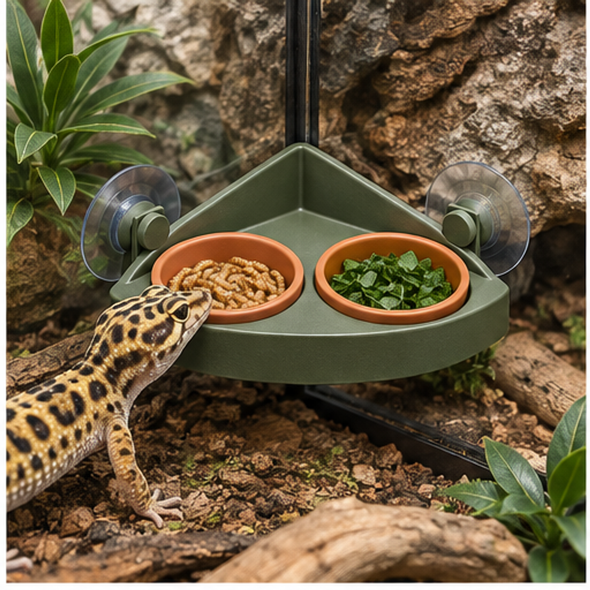 Corner Feeding Ledge — lifestyle