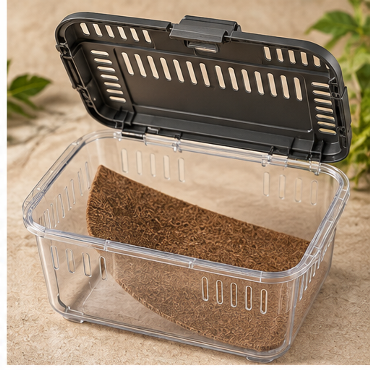 Ventilated Reptile Transport Box — feature