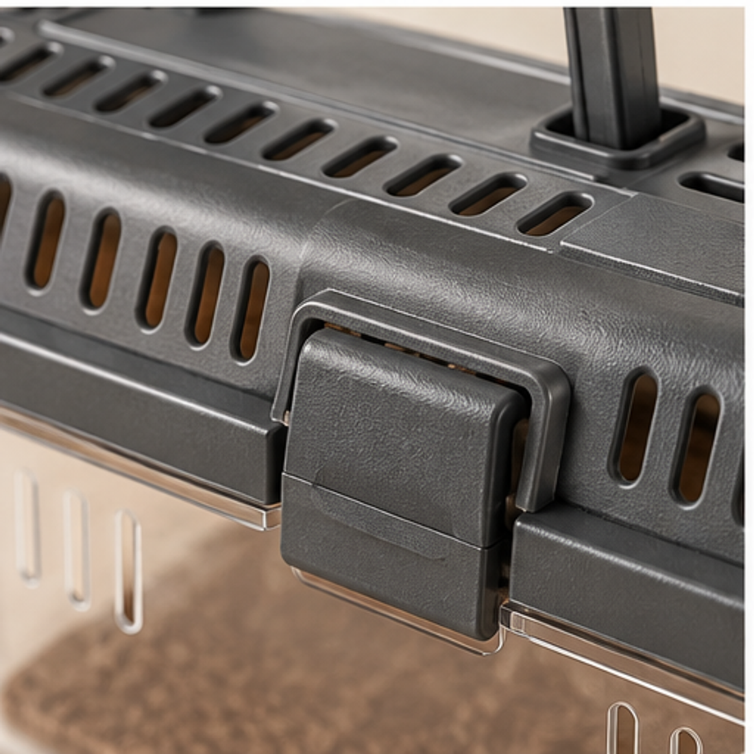 Ventilated Reptile Transport Box — detail