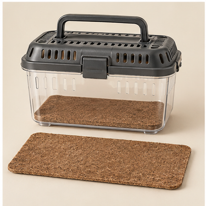 Ventilated Reptile Transport Box — overview
